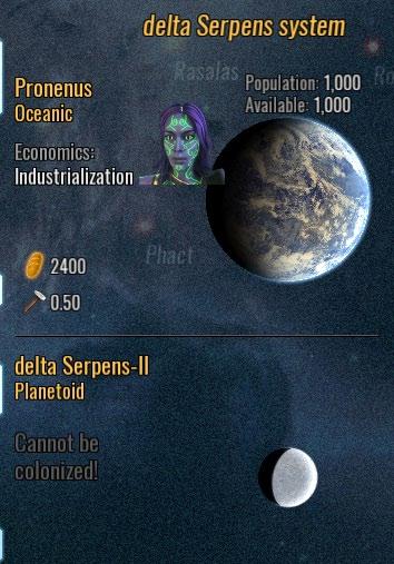 NOTE: The Super-Earth planet type is not a very good planet like its name implies, but a radioactive waste!