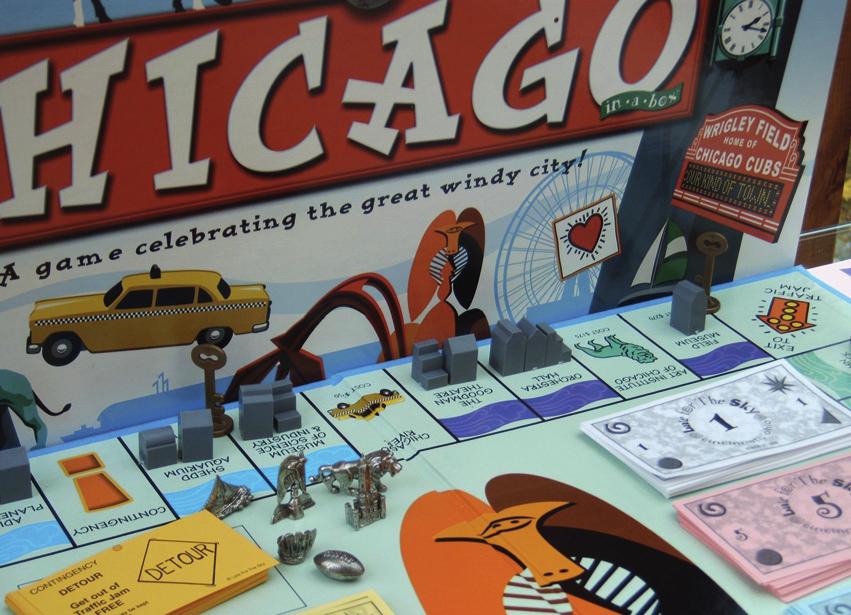 Worksheet 2: Chicagopoly A great game about the windy city of Chicago. Chicagopoly is based on the location of Chicago and the well-known game Monopoly hence the name.