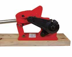 Rebar Cutter/Bender Cast iron design Cuts and bends rebar up to 5 / 8 Steel handle