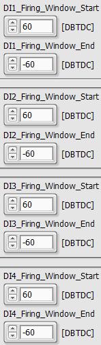 DIX_Firing_Window_Start / DIX_Firing_Window_End Tip Strip: Start of angle-based window around all injection events for a channel, End of angle-based window around all injection events for a channel