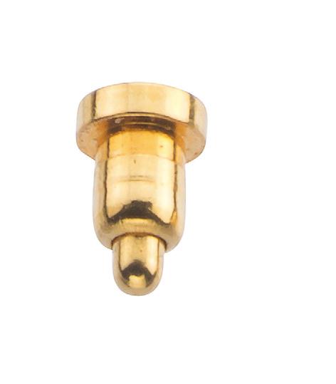 Spring Loaded Contact Connectors Single Spring Loaded Contacts Surface Mount Also referred to as Pogo pins, used for individual contacts or irregular layout requirements.