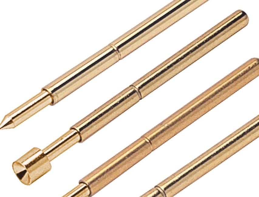 ATE Spring Probes Two-Part Test Probes for 1.90mm Pitch SPRING PROBES Two piece test probe probe can be replaced when damaged or worn out, without re-soldering to test jig.