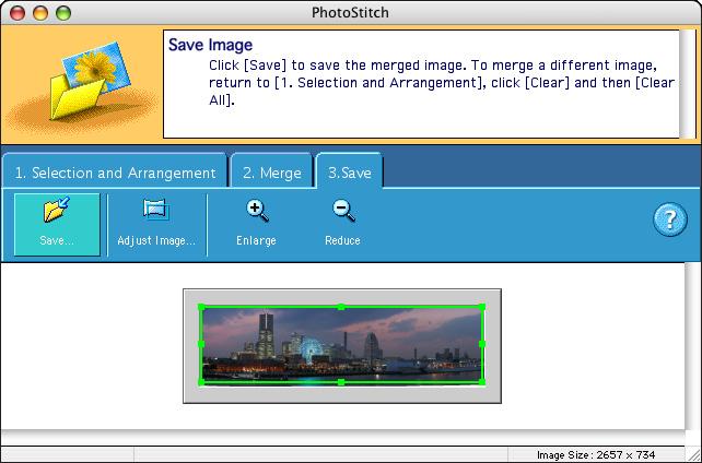 6 7 8 Check the save range and then click [Save]. The [Save As] dialog box appears. Save range Drag [ ] to change the range Specify the save destination and then click the [Save] button.