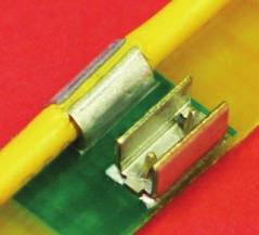 This method of termination combines the advantages of crimping, insulation piercing, and surface mount technology into a highly reliable and economical way to terminate wires.