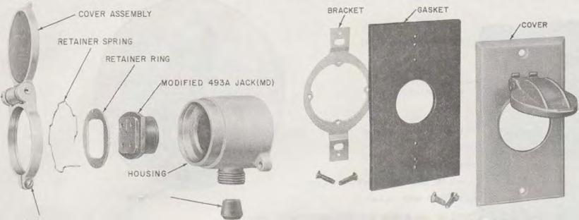 493A JACK (MD), 541A JACK, 548A JACK, 625F CONNECTING BLOCK Fig.