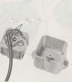 05 The 478B plug is identical to the 478A plug except it is not equipped with the 100-ohm 1-watt resistor. 504A Plug U-SHAPEO PROJECTiON TO HOLD MOUNTING CORD Fig.