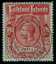 red, a block of four cancelled by F.4C v1 MR 22/13 c.d.s. s in brown, a trifle oxidised otherwise a fine and scarce used multiple. S.G. 50, cat. 600+. Photo. 200-250 609 5s.