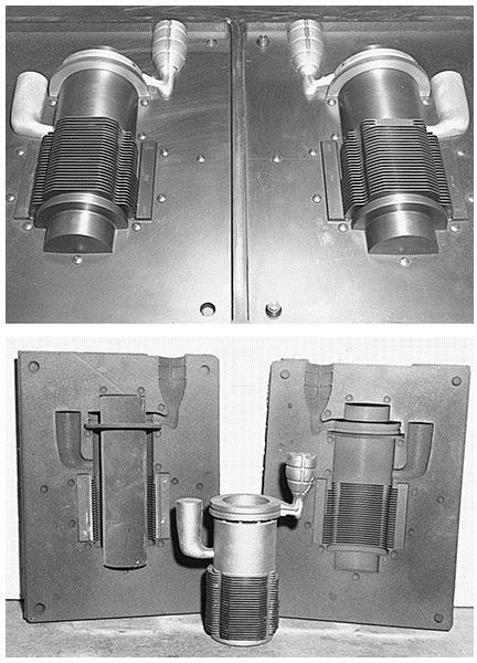 Shell-Mold Pattern Figure 12-19 (Top) Two halves of a shell-mold pattern.