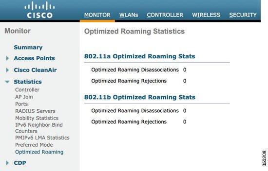 Optimized Roaming High Density Experience Features in Release 8.0 Configuring Optimized Roaming from the WLC CLI Enabling Optimized Roaming: config advanced 802.