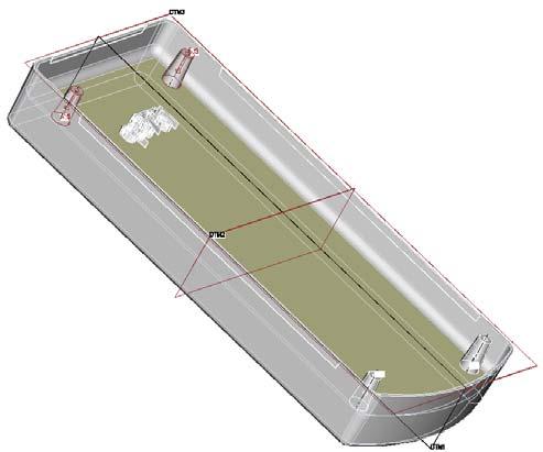 the Enclosure. Analyze the part and plan the steps and features required to model it.