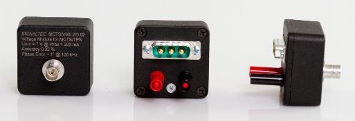 7.4.2. Active plug-on voltage amplifier specifications The output voltage level the transducer can drive is limited.