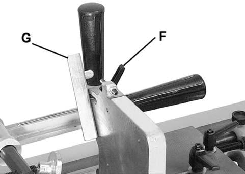6. If it is necessary to cut a tenon on the side of the workpiece that is against the fence, a wood spacer must be secured between the workpiece and the fence, as shown in Figure 9.