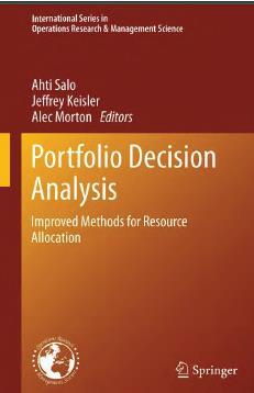 43 By Portfolio Decision Analysis (PDA) we mean a body of theory, methods, and practice which seeks to help decision makers make informed multiple selections from a discrete set of alternatives