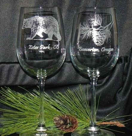 Page 6 SterlingPointeLaser.com 303-681-2989 Best Seller! Wine Glass (Snowflake image shown) This is our top-selling wine glass! This 9, 16 oz.