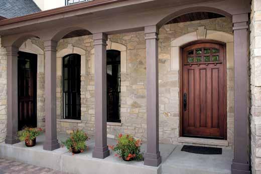 Whatever your home s style, Pella has a wood entry door to match. Choose from the warm elegance of Mahogany or the unique character of Rustic Walnut.