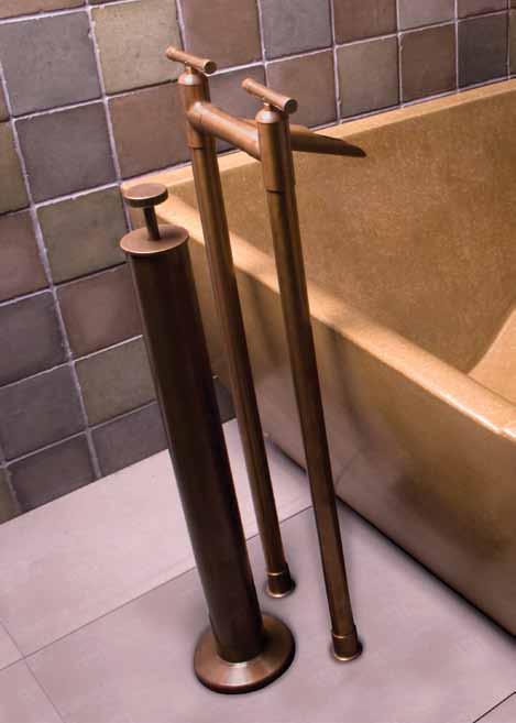 Remote Tub Drain & Overflow is a stylish solution.