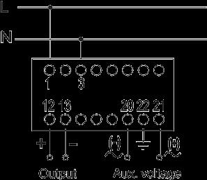 (*) Other inputs, outputs and auxiliary power supplies are offered as an option (See coding table).