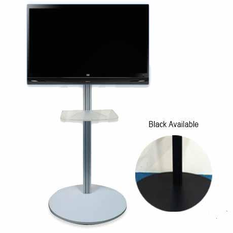 bag Supplied with mounting bracket 400mm x 400mm If TV mounting hole is 100-200mm, special vesa bracket need to be purchase (please ask us for details) Slim Column TV Stand