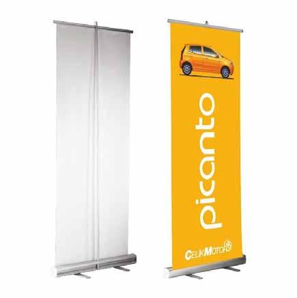 Stylish Budget Pull Up Stand The stylish Bugget roll up system is designed for people with a very tight budget. * Simple, light weight and easy to use.