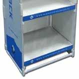 Flexible Rack Series/ Portable PVC Foldable Display Rack Series (suitable for countless time) Flexile Rack 1301A Unlike conventional display made of corrugated board which can only used once, Flexile