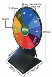 for temporary exhibits & parties Large Wheel (730MM