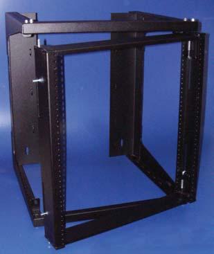 Racks and Cabe Management Products 85 Wa Mount Swing-out Rack This wa mount rack swings equipment out for ease of wiring.
