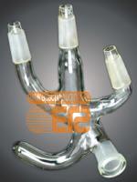 RECEIVER ADAPTERS, Pig (SGB.120.15) Made from borosilicate glass. With multiple connectionss 10/19 14/23.03 14/23 19/26.04 19/26 19/26.
