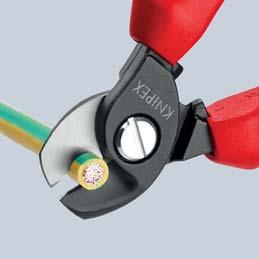 the cable 95 22 165 95 1 165: with stripping function The locking device keeps shears with spring inside the joint closed 95 41 165 Cutting