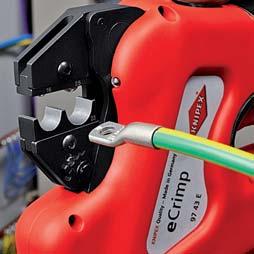 The KNIPEX ecrimp is designed to only require servicing after 25,000 crimping actions This means the intervals between servicing