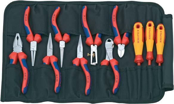 19 41 02 729 Tool Roll 11 parts 1620 03 05 160 Combination Pliers 1 11 05 160 Insulation Strippers 1 25 05 160 Snipe Nose Side Cutting Pliers (Radio Pliers) 1 30 15 160 1 Long Nose Pliers 30 35 160 1