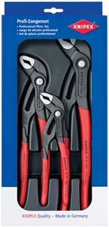 Alligator Set pliers with polished heads; handles with non slip plastic coating 003773 Quantity Nominal size g 00 20 09 V03 07 809 Alligator Set 1195 88 01 180 1 180 KNIPEX Alligator, Knipex 88 01