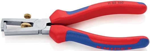 WIRE STRIPPERS Insulation Strippers 11 > for single, multiple and fine stranded conductors with plastic or rubber