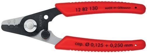 Wire Stripper for fibre optics 12 82 WIRE STRIPPERS > to remove primary and