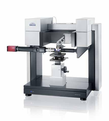 The diverse areas of application of the DSA100M include artificial and natural fibers for composites, clock and watch mechanics, contact points