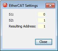 CME 2 User Guide Network Configuration 8.3: EtherCAT Network An EtherCAT network enables high-speed control of multiple axes while maintaining tight synchronization of clocks in the nodes.
