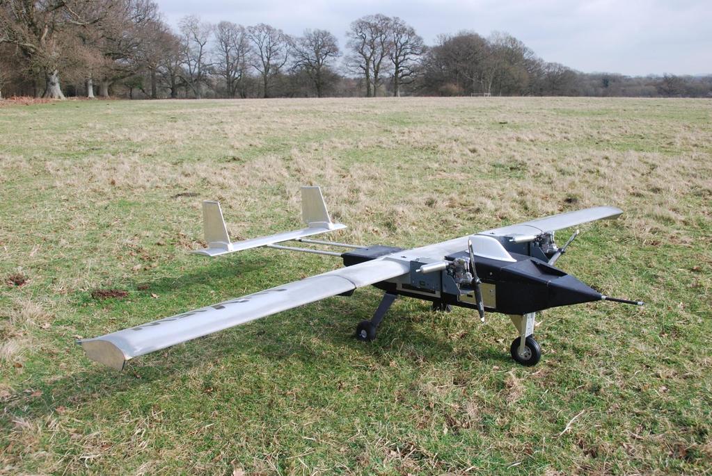 Example of a unmanned aircraft for use in survey work: the 4m wingspan InView.