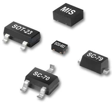 DATA SHEET SMP1345 Series: Very Low Capacitance, Plastic Packaged Silicon PIN Diodes Applications High isolation LNBs, WLANs, and wireless switches Features Very low insertion loss: 0.