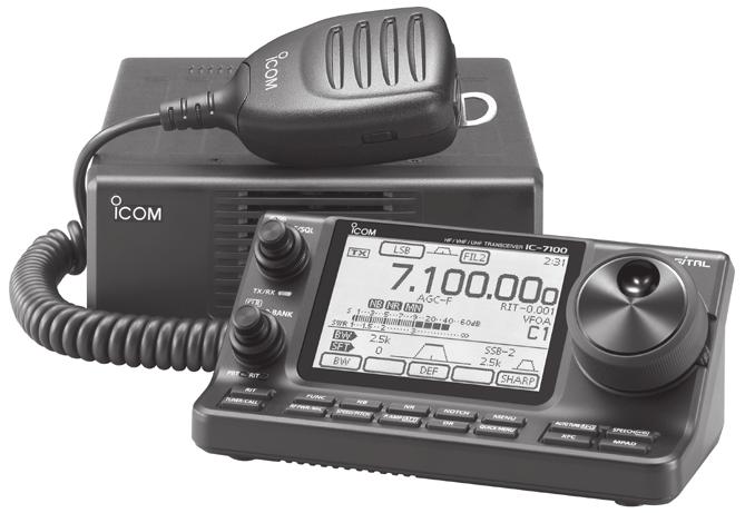 IC-7851 200W Output Digital Voice Recorder Waterfall High Stability OCXO Dual Receive 7" Dia.