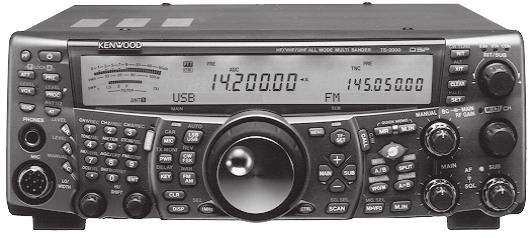Sub band (AM/FM modes only) reception includes: 118-174, 220-512 MHz. Output is 100 watts on HF, 6 meters and 2 meters, 50 watts for 440 MHz and optionally 10 watts for 1200 MHz (if UT-20 installed).
