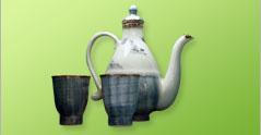 Pottery Includes glazed ceramics fired at higher temperatures than earthenware (1,000-1,250 o C / 1,832-2,282 o F), but