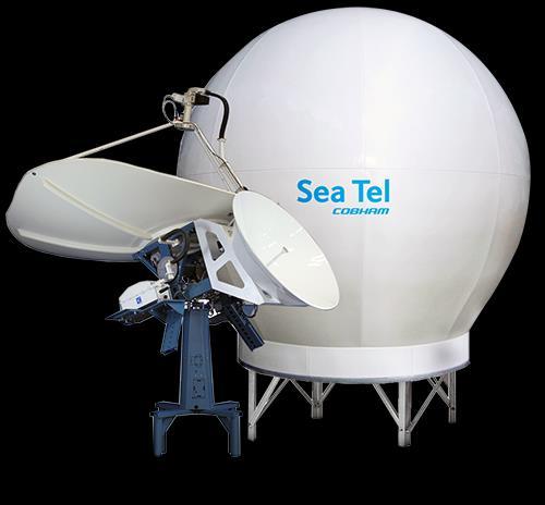 SEA TEL 9711QOR VSAT All-in-One C or Ku Broadband-at-Sea System Ensure continuous connectivity with Sea Tel 9711QOR VSAT antenna, which combines a 2.4m C-band antenna with a 1.