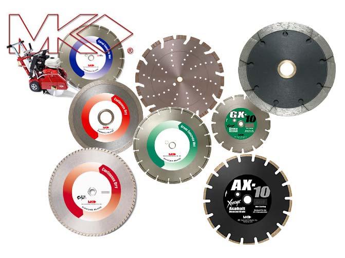 CLASS # 15 DIAMOND BLADES These ACE INDUSTRIAL SUPPLY diamond blades are manufactured by MK DIAMOND.
