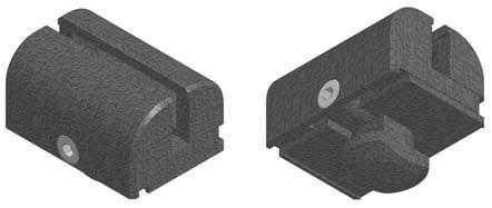 UF-40/50 Unifix UF-40/50-S UF-40/50-G To clamp panels between two parts with a screw.