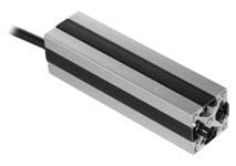 KP-40/50 Plastic profile Slot profile for fixing panels (4 to 8mm thick), for filling grooves and
