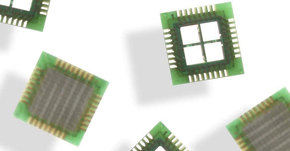 Embedded Die QFN iqfn (Integrated QFN) Features: 1) Plated Cu RDL