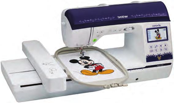 240 built-in stitches, INNOV-IS NS2750D Sewing and Embroidery Machine 10 styles of one-step auto-size buttonholes. Maximum embroidery speed of 650 spm.