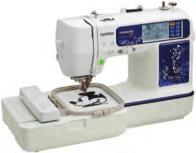 INNOV-IS 990D Sewing and Embroidery Machine 168 computerized stitches for quilting, stretch fabrics, buttonholes & much more.
