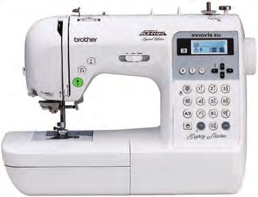 with See Store for Pricing See Store for Pricing See Store for Pricing INNOV-IS NS85E Computerized Sewing 80 built-in stitches, including 10 one-step auto-size buttonhole