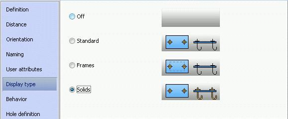 Right click and select Advance Properties from the context menu. 3. In the properties dialog box, on the Display type tab, select the Solids option.
