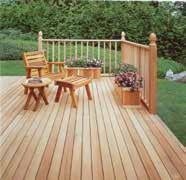 Power washers can seriously damage cedar deck surfaces and, as mentioned above, this type of cleaning is NOT